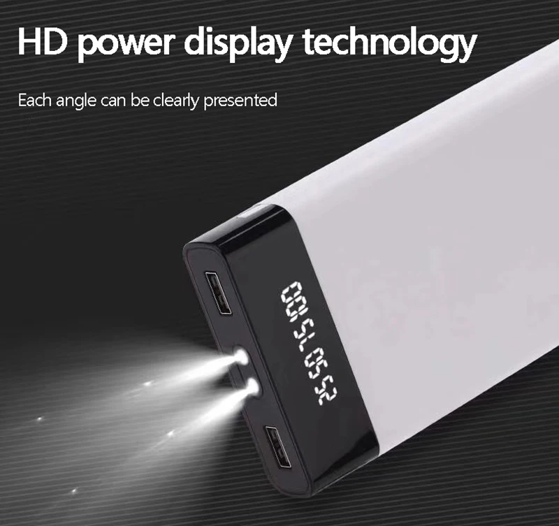 2018 Universally Mobile Power Bank 30000mAh Powerbank 2LED Digital Display Portable Charger External Battery for IPhoneX 2018 Universally Mobile Power Bank 30000mAh Powerbank 2LED Digital Display Portable Charger External Battery for IPhoneX