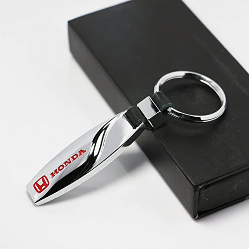 

Water drop shaped Emblem Car Keychain Keyring auto Logo for Honda