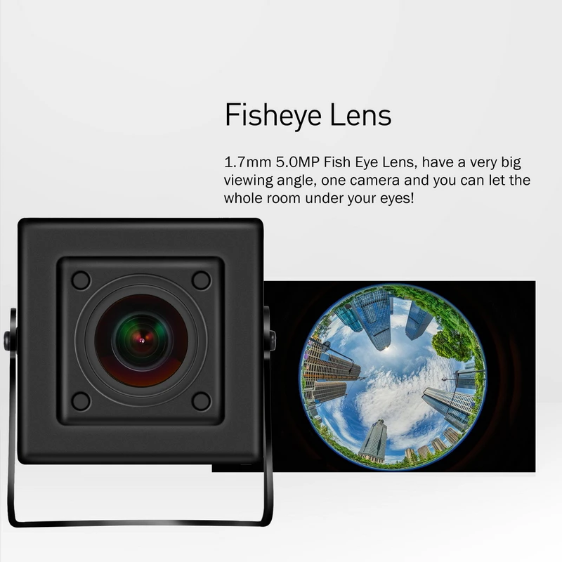 POE рыбий глаз HD 1920x1080 P 2.0MP безопасности мини Тип Крытый IP камера металлическая камера ONVIF P2P IP CCTV Cam система
