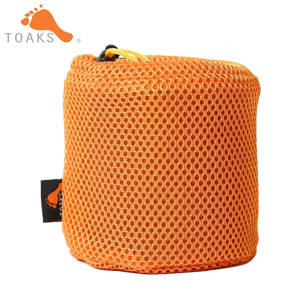 TOAKS POT-650-L taza de titanio puro versión ultraligera 0,3mm taza exterior con tapa y mango plegable utensilios de cocina de Camping 650 ml 80g