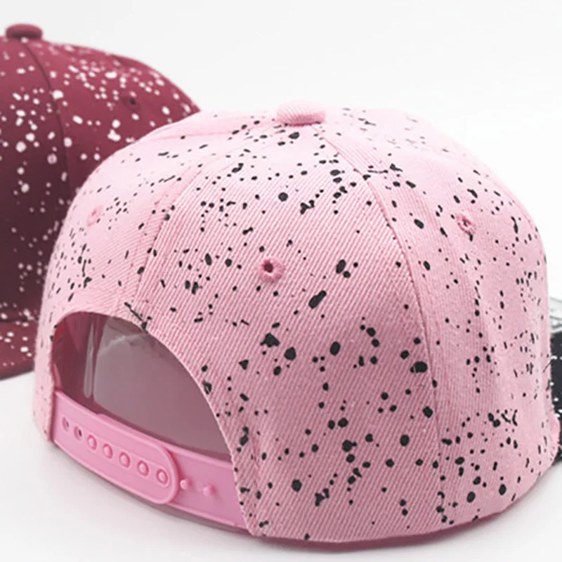 Kid Baseball Cap Snowflakes Graffiti Outdoor Sports Snapback Children Dance Hat Adjustable Summer Sun Dome Caps Casquette (3)