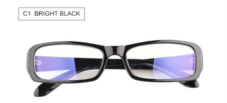 SWOKENCE, синий светильник, блокирующее стекло, es, для женщин и мужчин, качественные, анти-синий луч, компьютерные очки, Анти-усталость, простые стеклянные очки F191 - Цвет оправы: C1  BRIGHT BLACK
