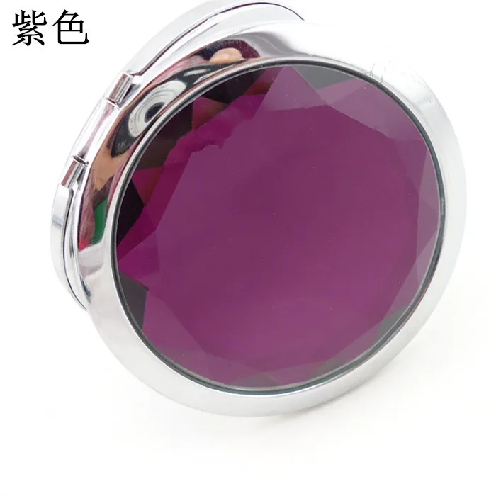 Espelho de Maquiagem Presente do Casamento Mulher Dobrável Espelho Compacto Cristal Metal Bolso Cosmético 100 Pçs - Lote 70mm 14 Beleza e saúde