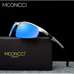 MOONCCI для мужчин Hd поляризованные алюминиевые солнцезащитные очки Элитный бренд спорт на открытом воздухе очки зеркало Защита от солнца