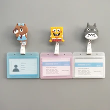 New Super Big Silicone Bear Badge Reel Student Nurse Retractable Badge Reel Pull ID Card Badge Scrub Holder Belt Clip Hospital