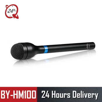 

Hot BOYA BY-HM100 Omni-Directional Wireless Handheld Dynamic Microphone XLR Long Handle for ENG & Interviews & News Gathering