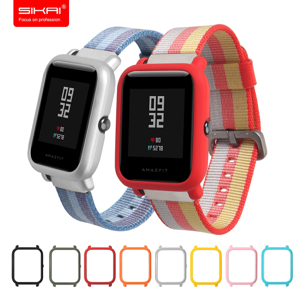 Чехол SIKAI для Xiaomi Amazfit Bip BIT PACE Lite, чехол для молодежных часов, защитная оболочка для Xiaomi Amazfit Smart Watch Pace