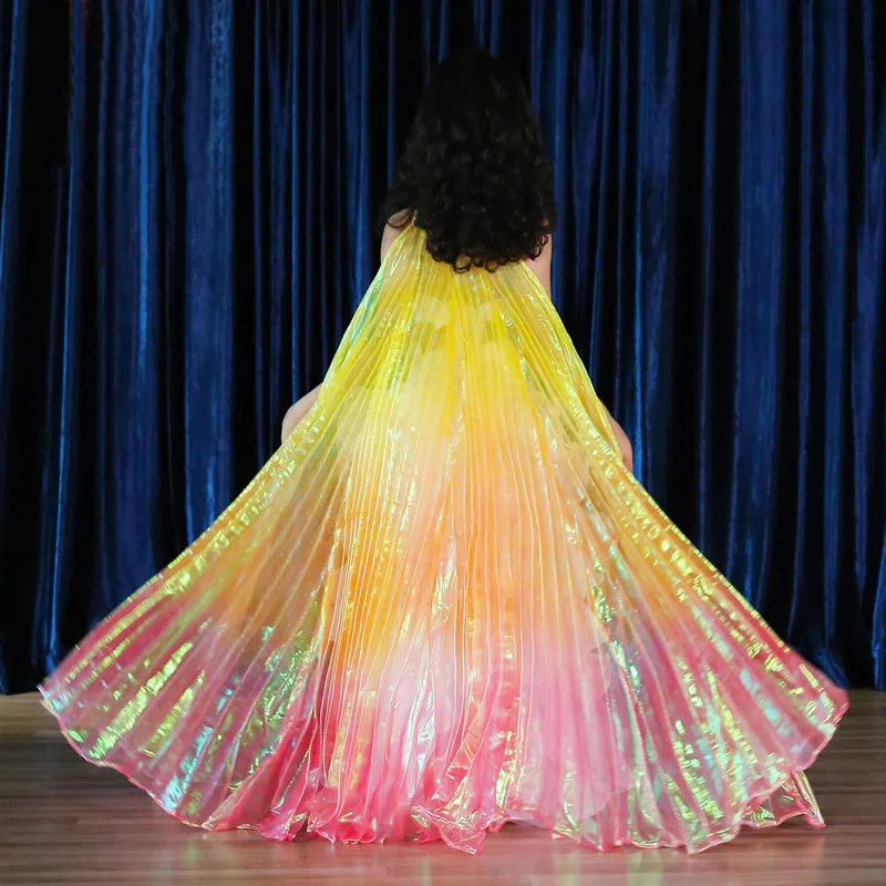 Детский костюм для восточного танца бабочки Isis Крылья ангела костюм феи для девочки с Танцы аксессуары для танцев Одежда для танцоров сзади с близкого расстояния