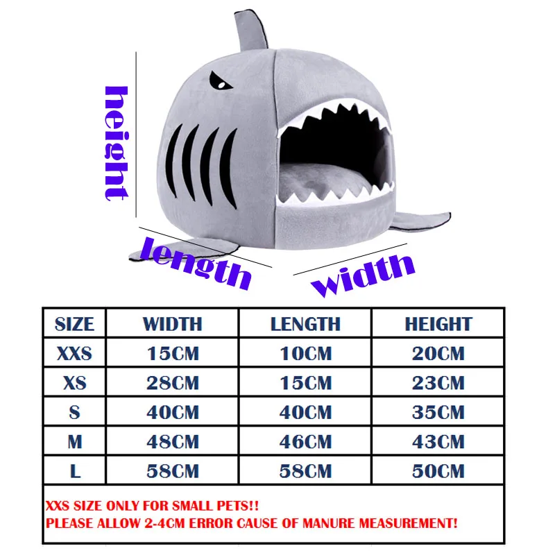 Акула в форме домика для собак, большой тент для собак, высокое качество, хлопок, маленькая собака, кошка, кровать, щенок, домик, продукт для домашних животных