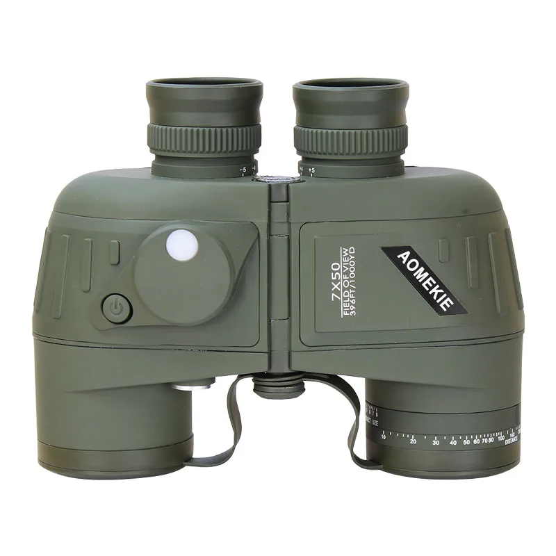Army Green Aomekie Military Marine Binoculars 7x50 Waterproof Night