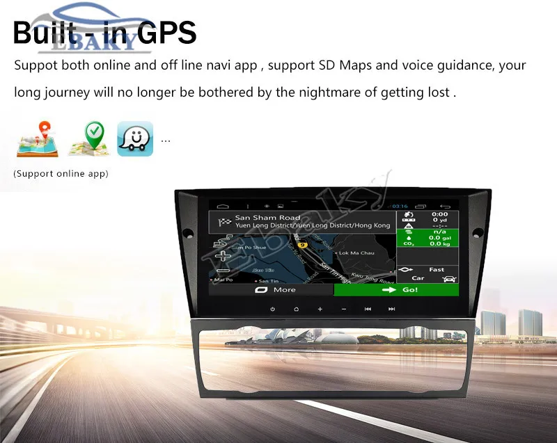 Excellent NaviTopia 8.8inch 8 core RAM 2G ROM 32G Android 8.1 Car Radio for BMW E90 2005 2006 2007 2008 2009 2010 2011 2012 With Wifi 28