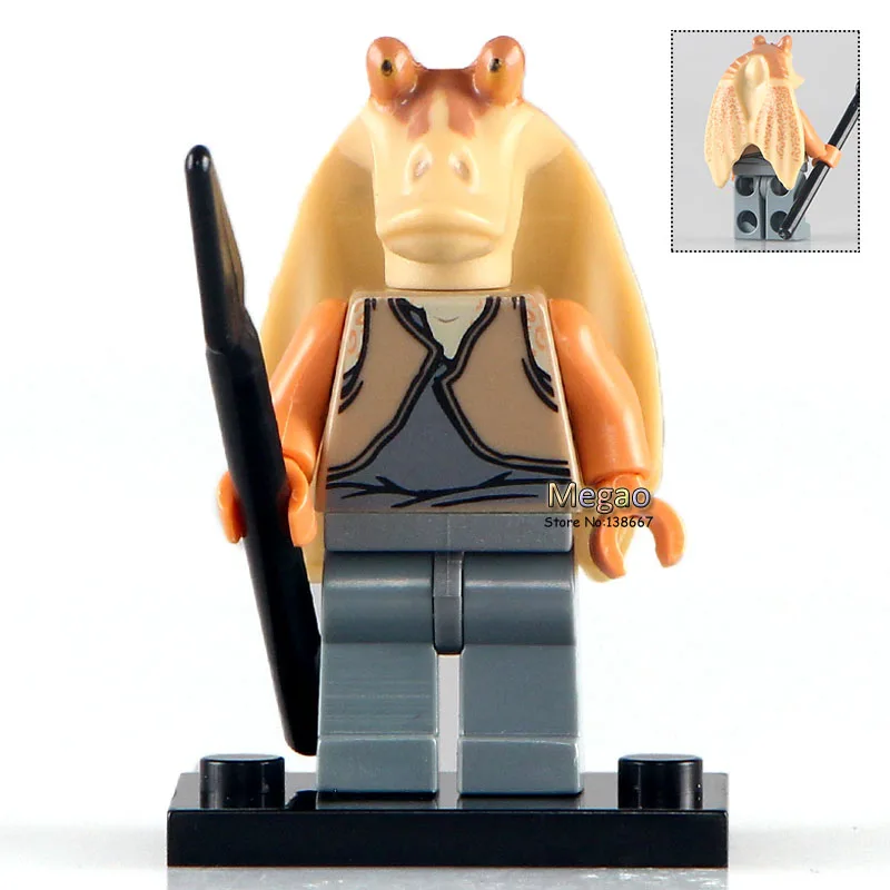 Single Sale PG710 Jar Jar Binks 75154 Desert Skiff Escape Action Figure