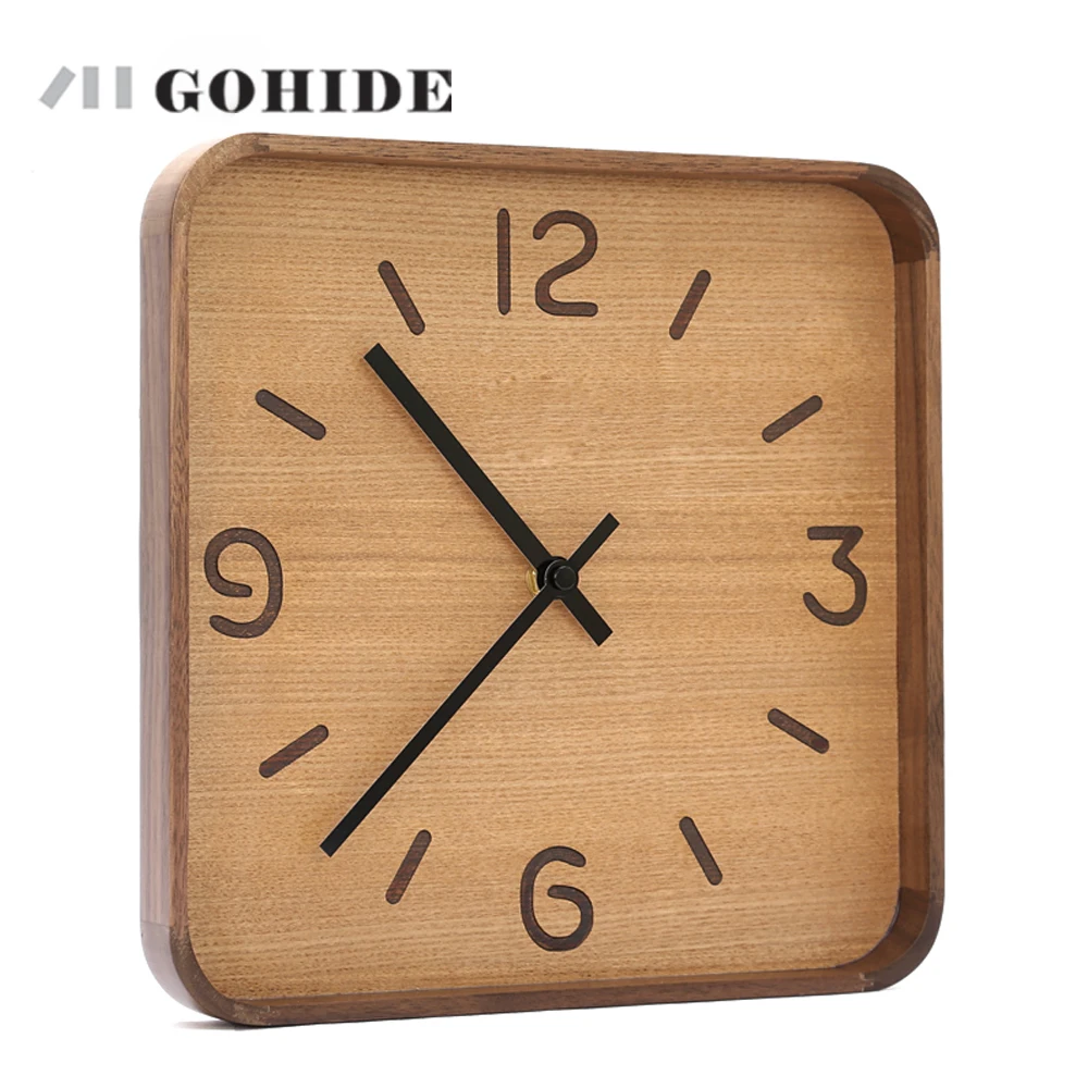 Juhd A Wooden Wall Clock Creative Modern Retro Pocket Juhd A Wooden Wall Clock Creative Modern Retro Pocket Watch Decor Crafts Natural Antique Style In Clocks From Home Garden