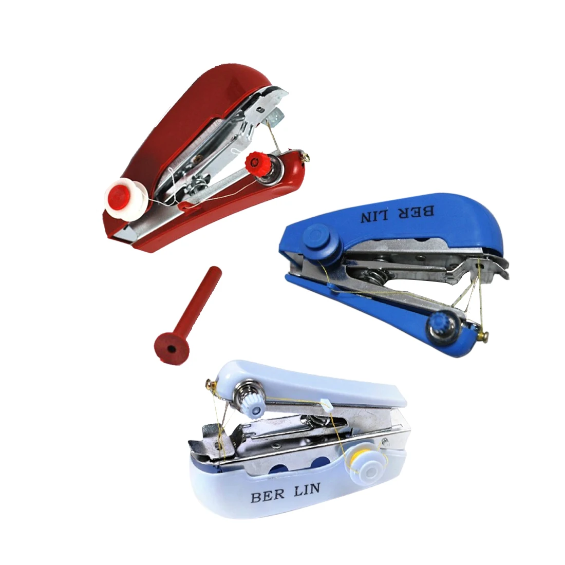 

11*7*4cm Mini Hand Sewing Machine DIY Color Random Handy Sewing machine Tool maquina de costura Accessories