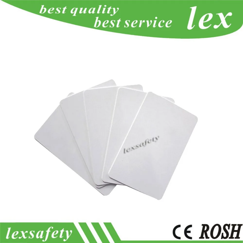 100 шт./лот 125 кГц ISO11785 ПВХ RFID Чистая Id карта TK4100 EM4100 белая карта|blank id card|id card125 khz |