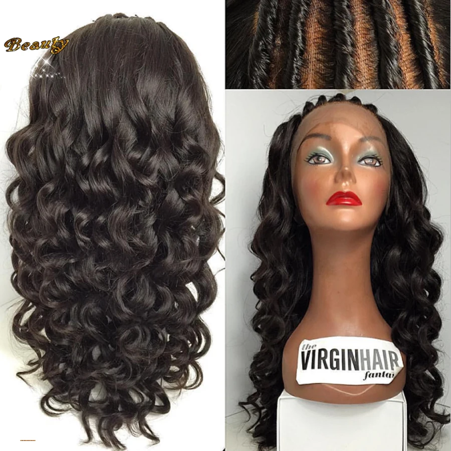 

Silk Top Full Lace Wigs Brazilian Virgin Hair 4*4 Body Wavy Silk Base Full Lace Human Hair Wigs With Baby Hair Natural Hairline