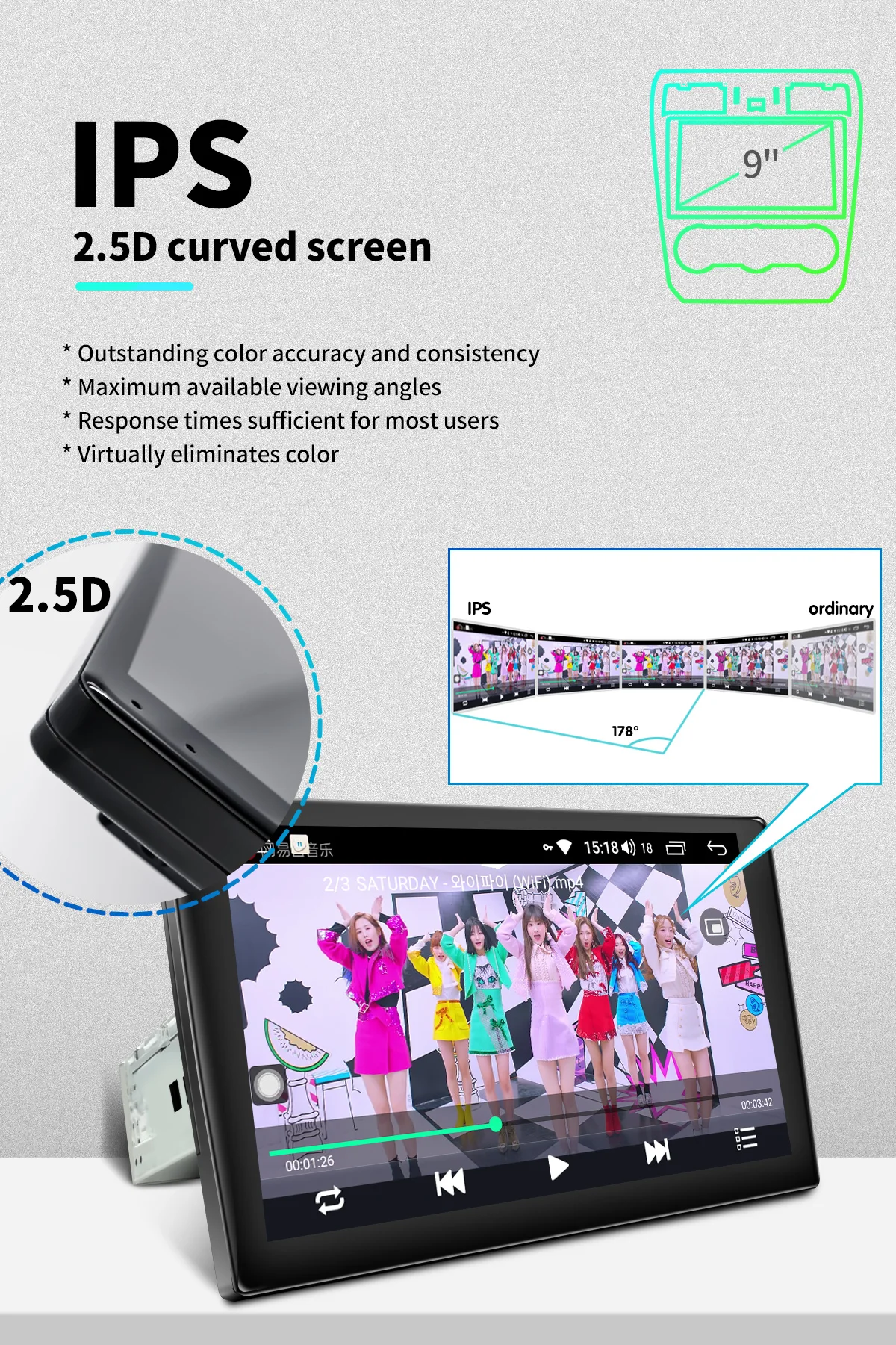 Flash Deal JOYING 9" 2.5D IPS Android 8.1 Car Multimedia Player DSP for Subaru Forester XV WRX 2012 2014-2016 audio radio stereo navigation 5