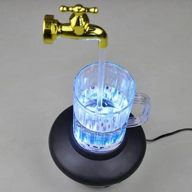 Hzfcew Novelty Multi Color Magic Tap Running Night Light Water Tap