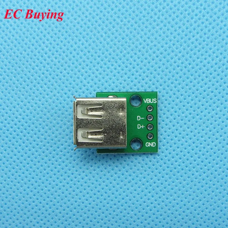 USB2.0 Female to 4P DIP Switch DIP Adapter Board Module USB Adapter Plate Converter (1)