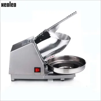 

XEOLEO Commercial Ice crusher Electric Ice shaver Snow ice block maker 380W Ice Planer machine Semi-Automatic 65kg/h AU/EU/UK/US