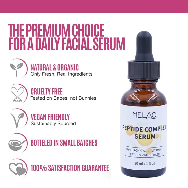 

30ml Lifting Skin Anti-wrinkle Essential Liquid Peptide Essential Liquid Moisturizing Brightening Anti-Aging Face eye Serum A3