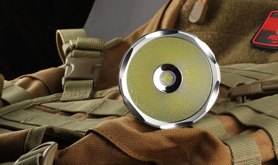 Фонарик XHP70 Прозрачный фонарик Convoy L6 с питанием от батареи 2*26650|flashlight flashlight|flashlight