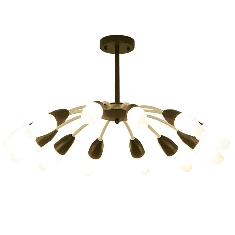 

Post modern Foyer Creative Chandelier light LED Restaurant Lighting fixture Brief Designer Bedroom 6/12/16 lamp E14 hanglamp