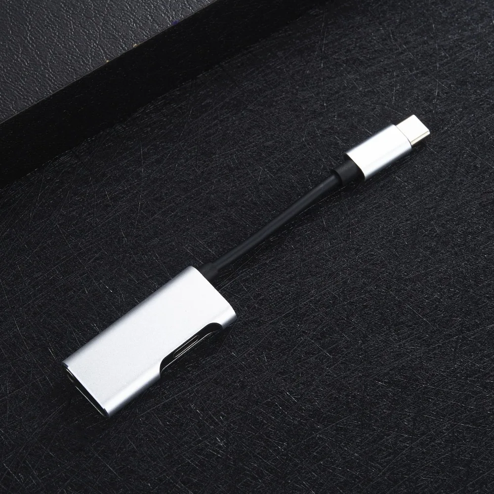 2 في 1 USB C إلى 3.5 ملليمتر محول الصوت ستيريو سماعة محول دونغل و و محول الشحن لجوجل بكسل 2/2 XL ، HTC U11