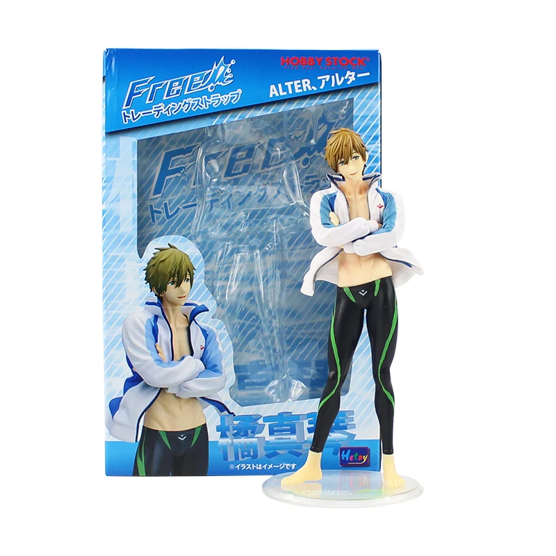 25 см 2 стиля аниме бесплатно! Iwatobi Swim Club Haruka Nanase Тачибана Макото ПВХ фигурка модель