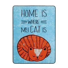 WINLIFE мультфильм прекрасный спящий Кот ковры коврики для гостиной/спальни/отеля декоративные коврики прикроватные коврики моющиеся коврики