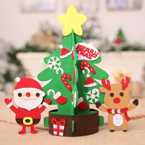 

Children Kids Christmas Tree Ornaments Xmas Creative Gift DIY Felt Decoration