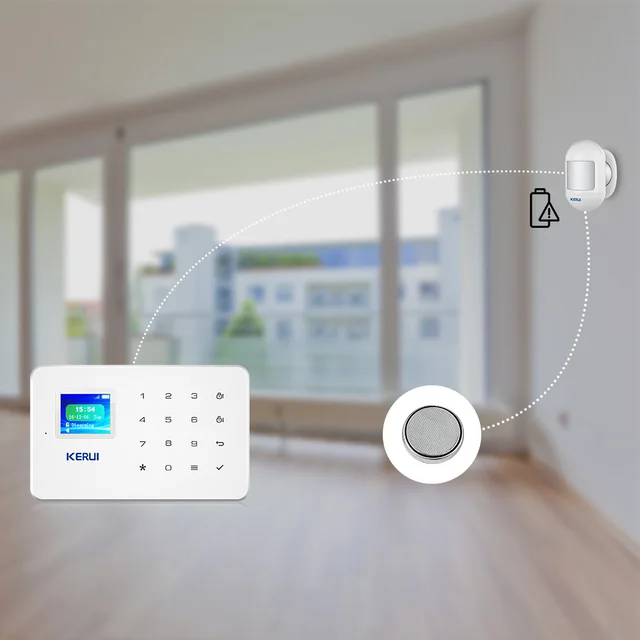KERUI P831 Motion Sensor Detector Alarm Wireless Mini PIR Infrared with Magnetic Swivel Base for W181 W184 W204 Home Security 4