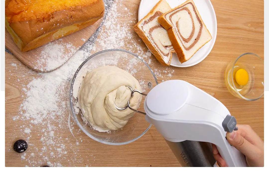 Xiaomi Youpin YOULG взбиватель яиц 6 контроль скорости яичная мука, молоко-напиток Электрический блендер используется на кухне инструменты для приготовления пищи и выпечки