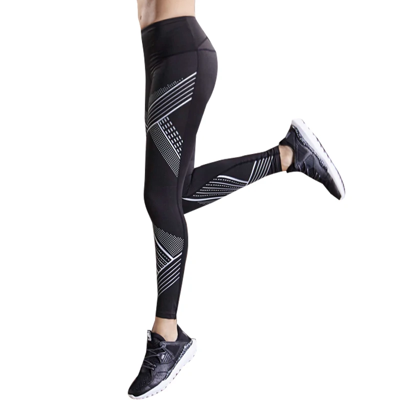 Женские компрессионные штаны для бега, женские леггинсы для занятий спортом, фитнесом, бегом, йогой, бюстгальтером, тонкие эластичные
