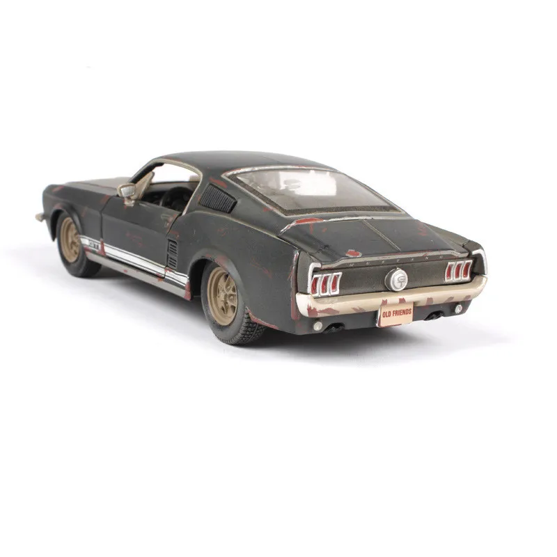 Горячая классика 1:24 старый Ford Mustang GT цинковый сплав модель автомобиля, коллекция и подарочный металлический моделирование ретро-модель