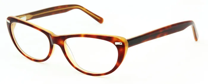 ESNBIE, новинка, ацетат, кошачий глаз, очки для женщин, оптические, женские, oculos de grau feminino, сексуальные, модные очки с прозрачными линзами - Цвет оправы: Brown Toise