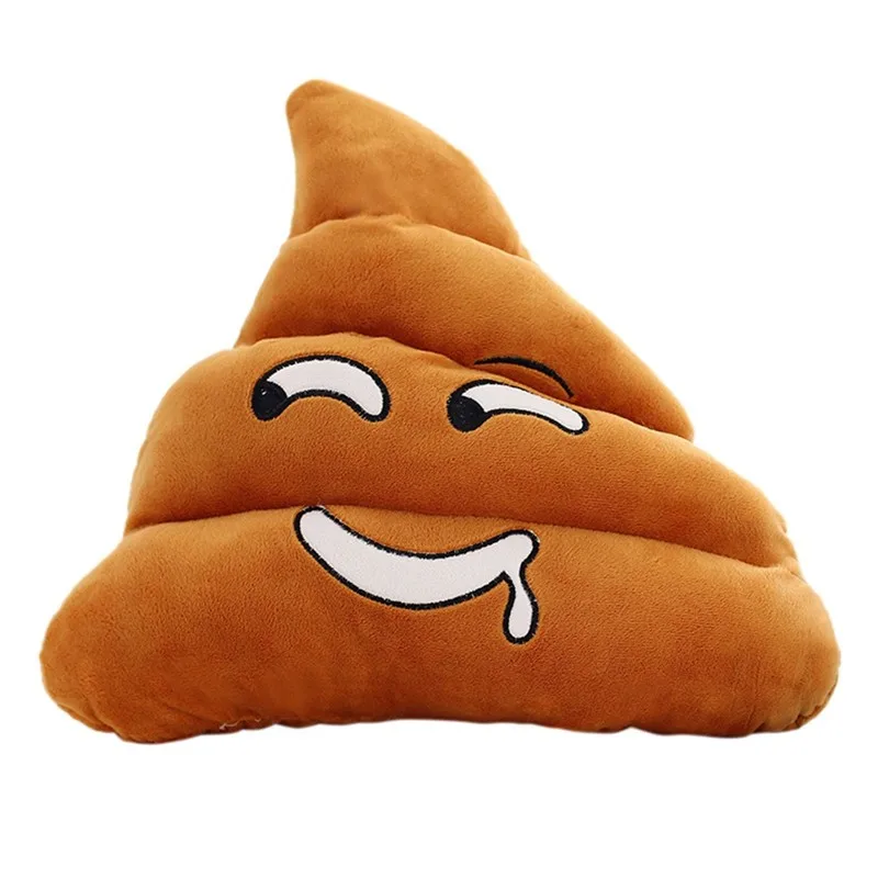 

Mini Emoji Pillow Cushion Shit Poop Shape Pillow Doll Toy Throw Pillow Amusing Emotion Poo Cushion Almofadas Travel Pillow