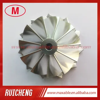 

CT12 47.04/58.03mm 11+0 blades turbocharger billet/milling/aluminum 2618 compressor wheel