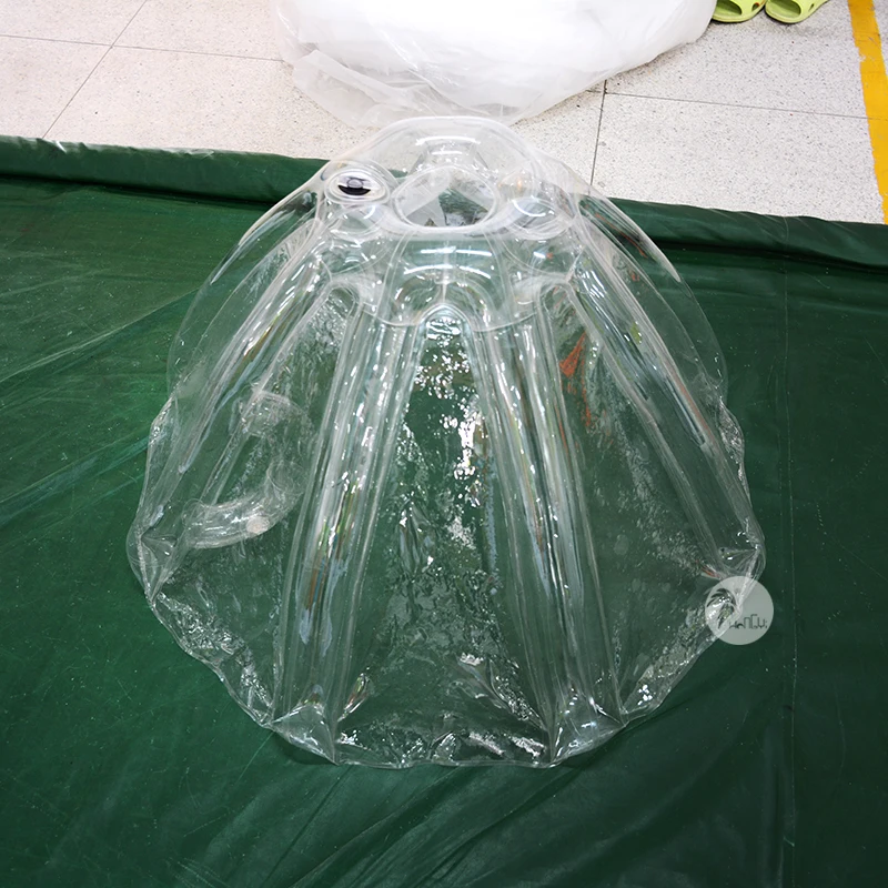 

Unique Design Supply PVC Easy To Carry Foldable Transparent Inflatable Umbrella