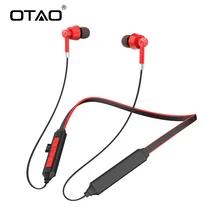OTAO Bluetooth 5.0 Earphone Wireless Headphone Magnet Earbuds With Microphone Stereo Auriculares Bluetooth Earpiece Mobile Phone цена OTAO Bluetooth 5.0 Earphone Wireless Headphone Magnet Earbuds With Microphone Stereo Auriculares Bluetooth Earpiece Mobile Phone цены онлайн
