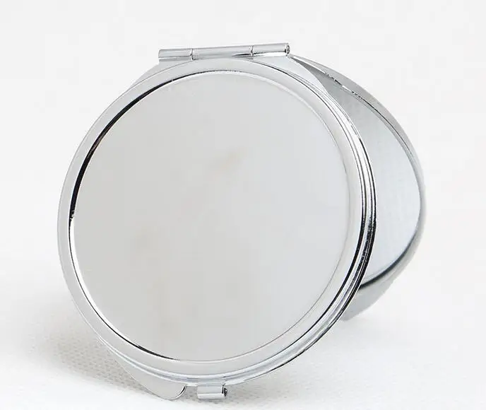 Espelho de Maquilhagem mm em Branco Atacado Espelho Compacto Faça Você Mesmo Metal Portátil Prata-fedex & Dhlfree Transporte Sl1140 50 Pcs 60 8 Espelhos para maquiagem