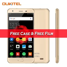 Новый Oukitel K4000 плюс 4 г мобильного телефона Android 6.0 5 “HD MTK6737 Quad Core 1.3 ГГц 2 ГБ Оперативная память 16 ГБ Встроенная память 13.0MP Камера отпечатков пальцев ID