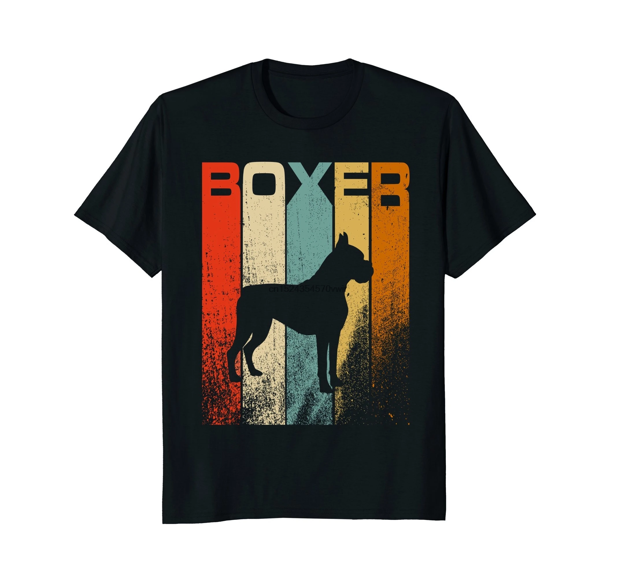 Boxer Dog T Shirt 70s Retro Vintage Boxer Dog Lover Shirtin TShirts