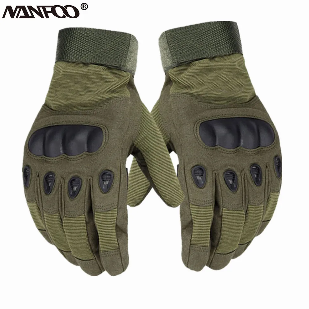 2020 Mens Tactical Gloves Outdoor Full Finger Protective 
