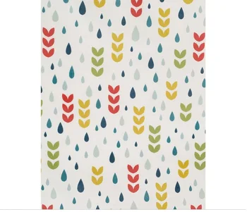 

free shipping Linen tablecloths curtains sofa fabric spring rain drop