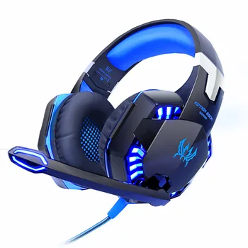 

G2000 Gaming Headphones Best casque Deep Bass Game Earphone Headset with Mic LED Light for PC professional Gamer