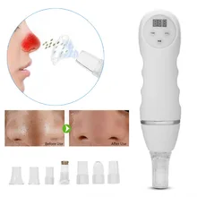 Прибор для вакуумной чистки угрей всасывание удаление домашнего использования Алмазная дермабразия поры очиститель красота машина уход за кожей лица Инструменты с Европейским штекером