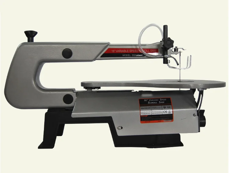 AC220V 120W 16 inch multi-function adjustable table jig saw,small table saw,wood/soft metal cutting,material processing DIY tool
