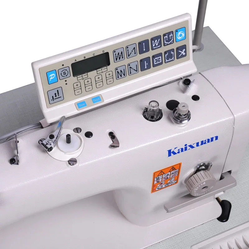 Direct Drive Computer Lockstitch Sewing Machine Head Auto Trimmer