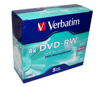 

Verbatim-Pack 5 units from DVD-RW